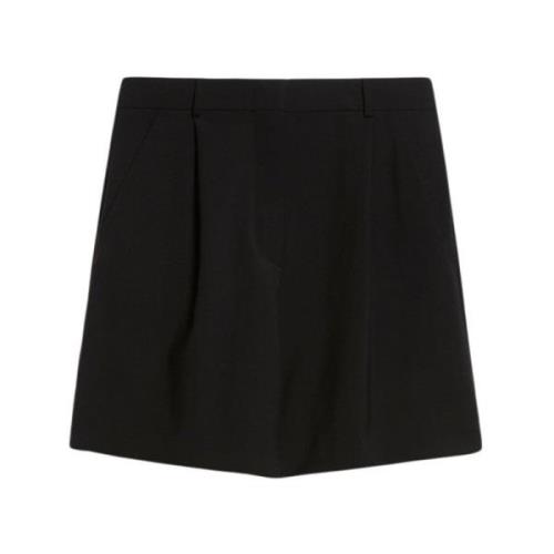 Max Mara Weekend Mjuka ull Bermuda shorts Black, Dam