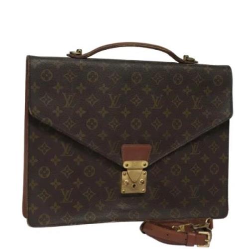 Louis Vuitton Vintage Pre-owned Canvas louis-vuitton-vskor Brown, Dam