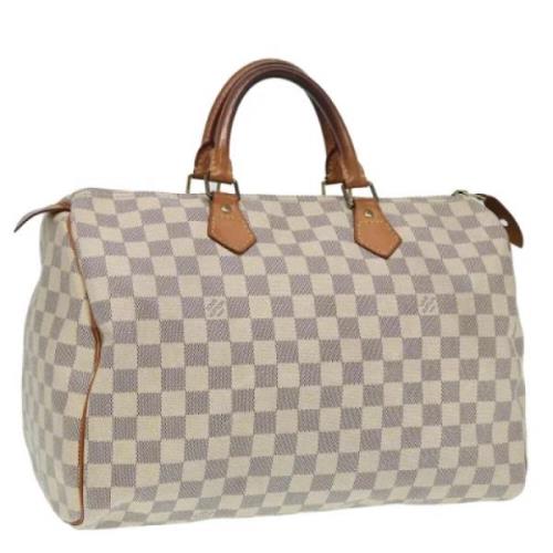 Louis Vuitton Vintage Pre-owned Canvas louis-vuitton-vskor Beige, Dam