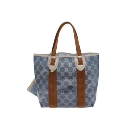 Celine Vintage Pre-owned Canvas celine-vskor Blue, Dam