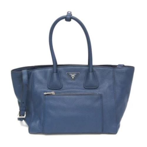 Prada Vintage Pre-owned Laeder prada-vskor Blue, Dam