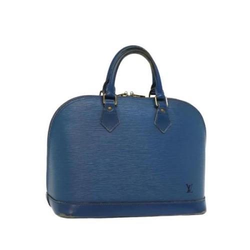 Louis Vuitton Vintage Pre-owned Laeder handvskor Blue, Dam