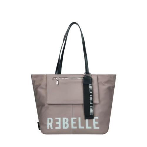 Rebelle Myrna-Nylon Shoppingväska Gray, Dam