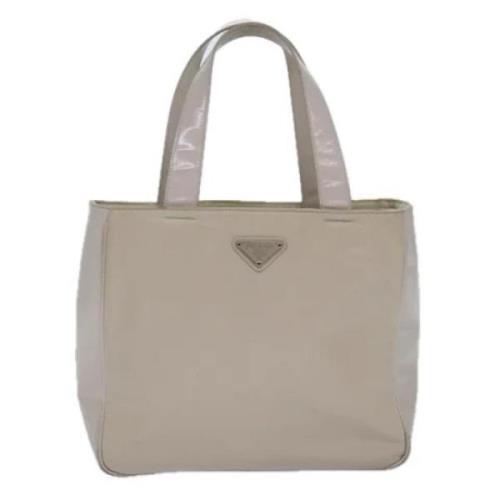 Prada Vintage Pre-owned Tyg totevskor Beige, Dam