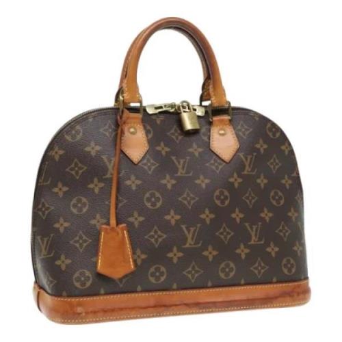 Louis Vuitton Vintage Pre-owned Canvas handvskor Brown, Dam