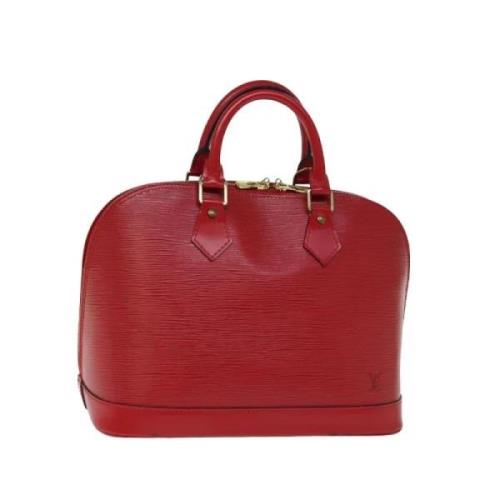 Louis Vuitton Vintage Pre-owned Laeder handvskor Red, Dam