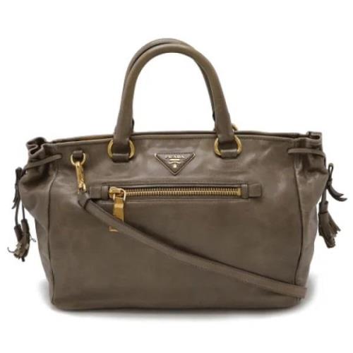 Prada Vintage Pre-owned Laeder prada-vskor Brown, Dam