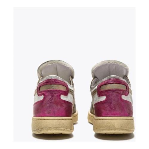 Diadora Roséguld Låg Topp Sneakers Multicolor, Dam