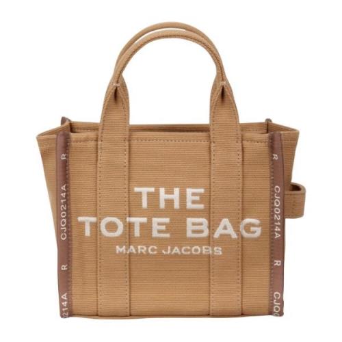 Marc Jacobs Broderad Jacquard Toteväska i Kamel Brown, Dam