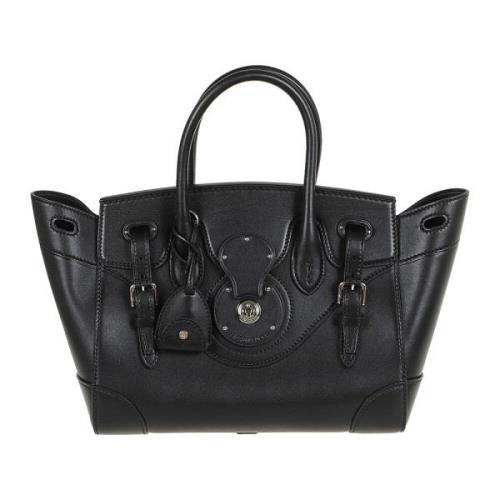 Ralph Lauren Kvinnors Väskor Handväska Svart Aw24 Black, Dam