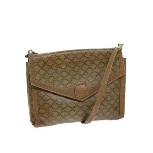 Celine Vintage Pre-owned Canvas celine-vskor Beige, Dam