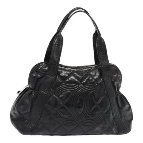 Chanel Vintage Pre-owned Canvas totevskor Black, Dam