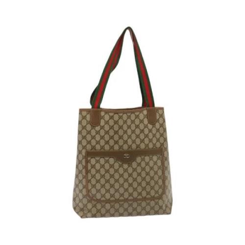 Gucci Vintage Pre-owned Tyg gucci-vskor Beige, Dam