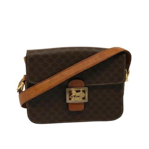 Celine Vintage Pre-owned Canvas celine-vskor Brown, Dam