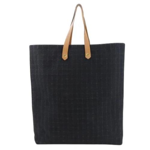 Hermès Vintage Pre-owned Canvas totevskor Black, Dam