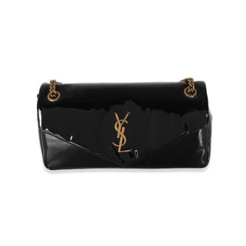 Yves Saint Laurent Vintage Pre-owned Laeder axelremsvskor Black, Dam