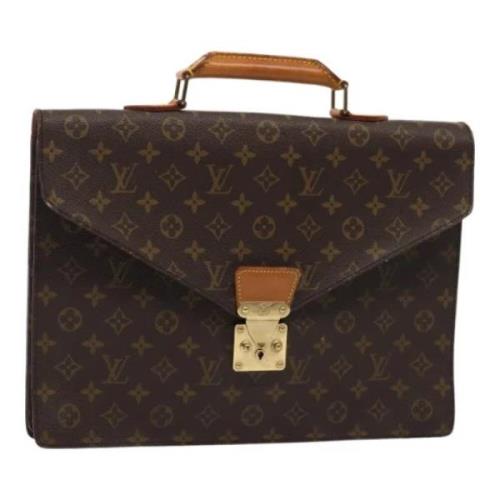 Louis Vuitton Vintage Pre-owned Canvas louis-vuitton-vskor Brown, Dam