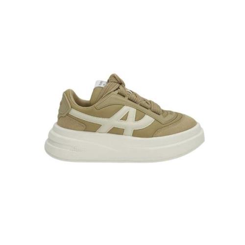 ASH Beige Sneaker Impetus Green, Dam