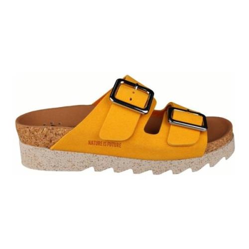 Mephisto Bekväm slide sandal i Mango gul Yellow, Dam