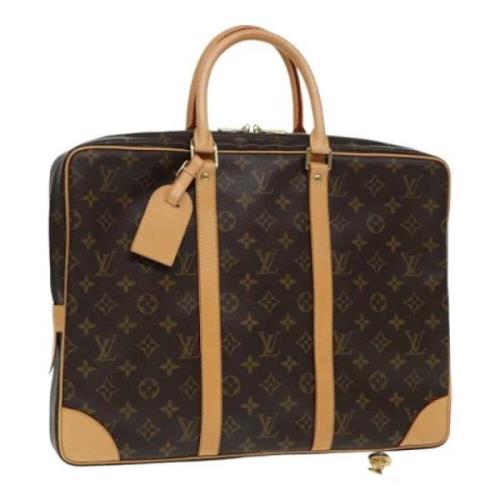 Louis Vuitton Vintage Pre-owned Canvas portfljer Brown, Dam