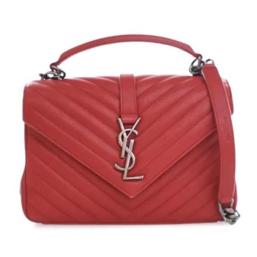 Yves Saint Laurent Vintage Pre-owned Laeder handvskor Red, Dam