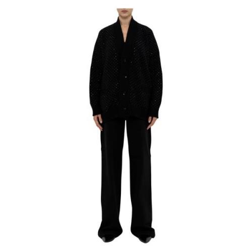 Laneus Cardigan Hotfix Black, Dam