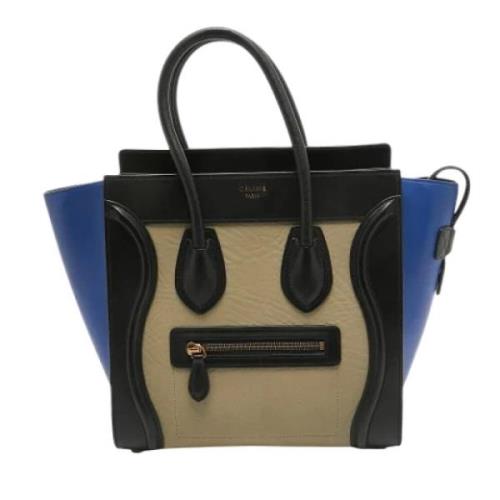 Celine Vintage Pre-owned Laeder totevskor Black, Dam