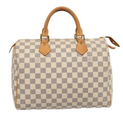 Louis Vuitton Vintage Pre-owned Canvas louis-vuitton-vskor Beige, Dam