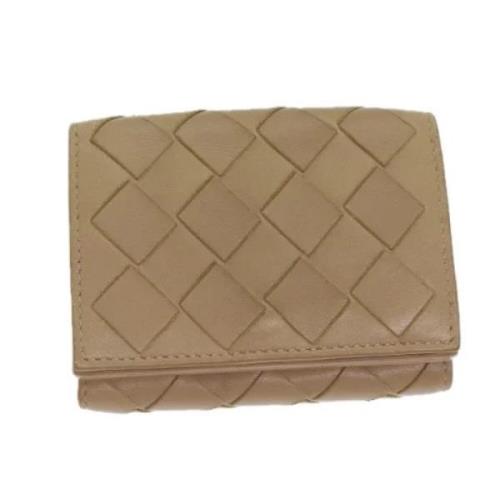 Bottega Veneta Vintage Pre-owned Laeder plnbcker Beige, Dam