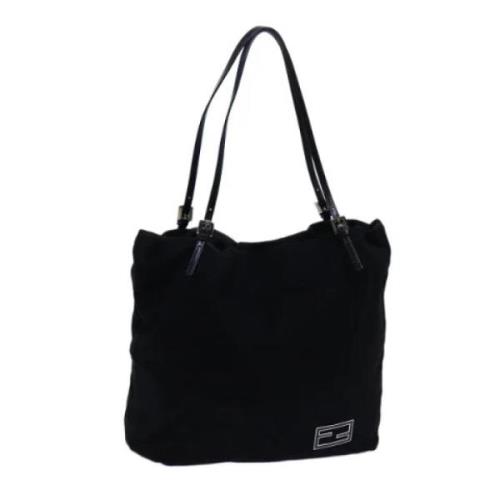 Fendi Vintage Pre-owned Ylle totevskor Black, Dam