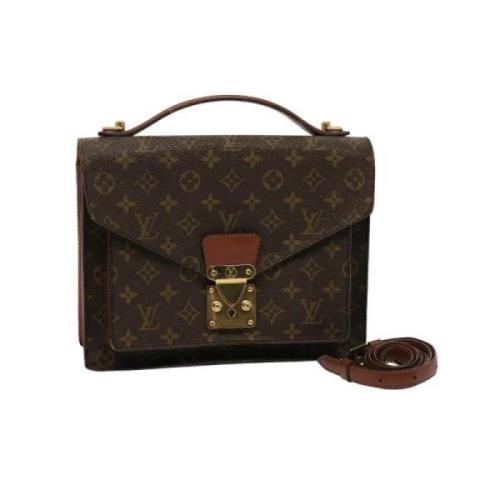 Louis Vuitton Vintage Pre-owned Canvas louis-vuitton-vskor Brown, Dam