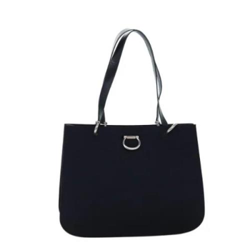 Celine Vintage Pre-owned Nylon totevskor Black, Dam