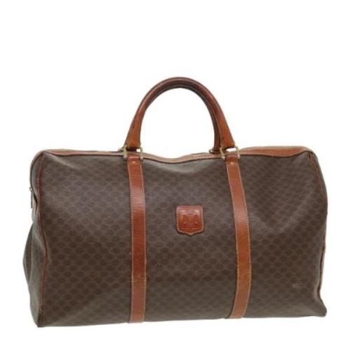 Celine Vintage Pre-owned Laeder handvskor Brown, Dam