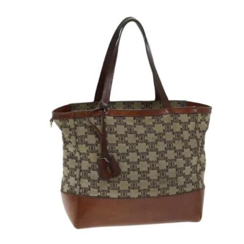 Celine Vintage Pre-owned Canvas celine-vskor Brown, Dam