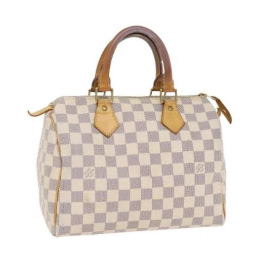 Louis Vuitton Vintage Pre-owned Canvas louis-vuitton-vskor Beige, Dam