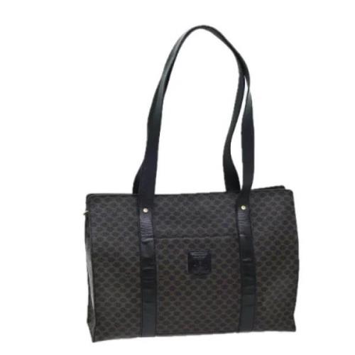 Celine Vintage Pre-owned Laeder totevskor Black, Dam