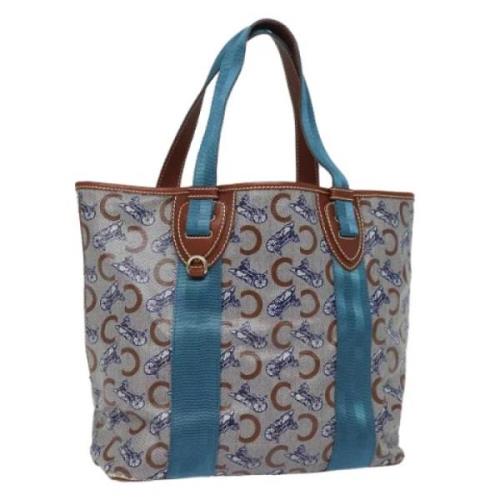 Celine Vintage Pre-owned Canvas totevskor Blue, Dam