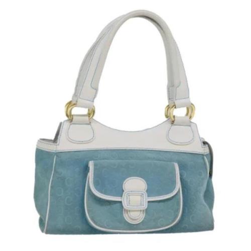 Celine Vintage Pre-owned Canvas celine-vskor Blue, Dam