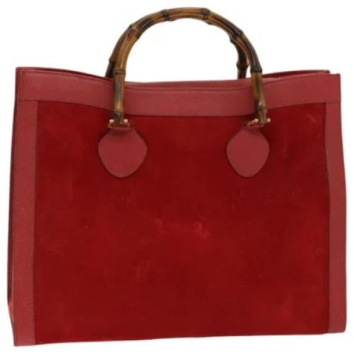 Gucci Vintage Pre-owned Mocka gucci-vskor Red, Dam