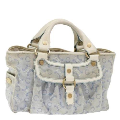 Celine Vintage Pre-owned Canvas celine-vskor Blue, Dam