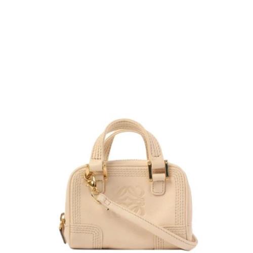 Loewe Pre-owned Pre-owned Tyg handvskor Beige, Dam