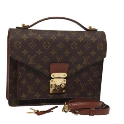 Louis Vuitton Vintage Pre-owned Canvas louis-vuitton-vskor Brown, Dam