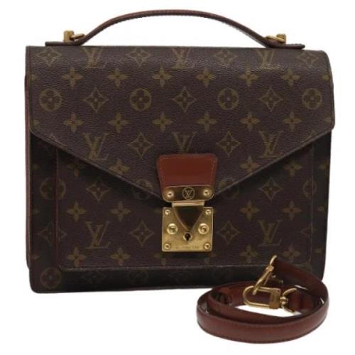 Louis Vuitton Vintage Pre-owned Canvas louis-vuitton-vskor Brown, Dam