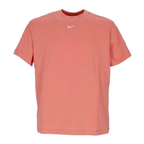 Nike Essentials Tee Sportswear T-shirt Broderad Pink, Dam