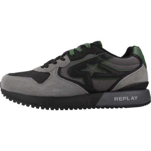 Replay Snörning Sneakers Gray, Herr