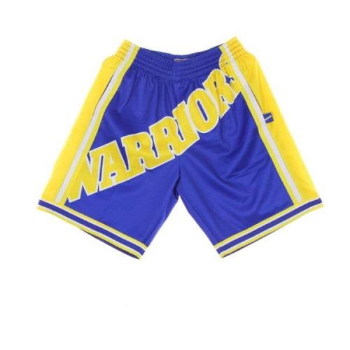 Mitchell & Ness NBA Basketball Shorts Hardwood Classics Blue, Herr