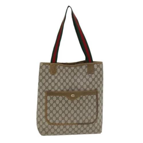 Gucci Vintage Pre-owned Laeder gucci-vskor Beige, Dam