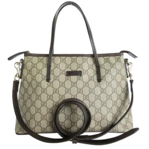 Gucci Vintage Pre-owned Laeder gucci-vskor Beige, Dam