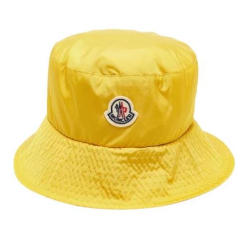 Moncler Pre-owned Pre-owned Tyg hattar-och-kepsar Yellow, Dam