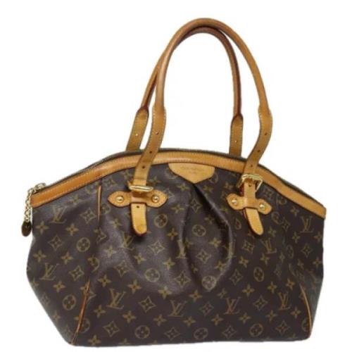 Louis Vuitton Vintage Pre-owned Canvas axelremsvskor Brown, Dam